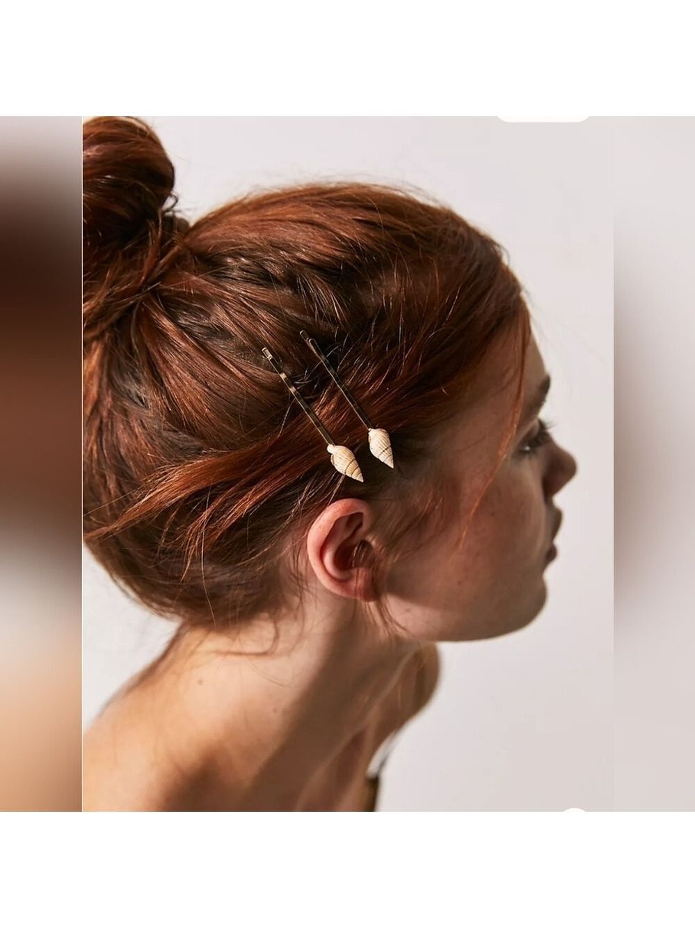 NWT Free People Shell Bobbies Hair Pin Boheamian